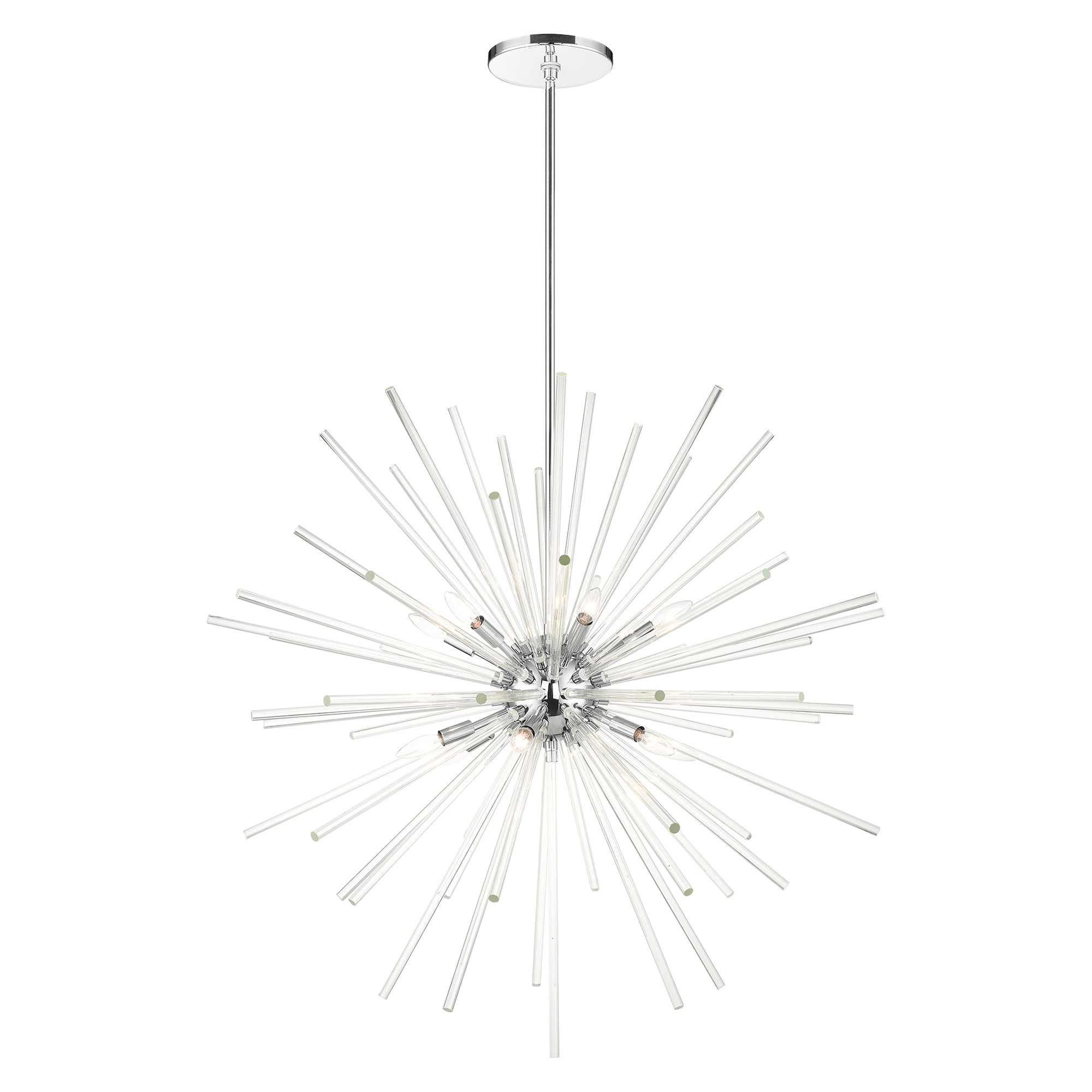 Livex Lighting 41259-05 Utopia 12 -Light Polished Chrome Modern/contemporary For Use in Bathrooms, Bedrooms, Dining Rooms, Foyers, Kitchens, Living Rooms Chandelier