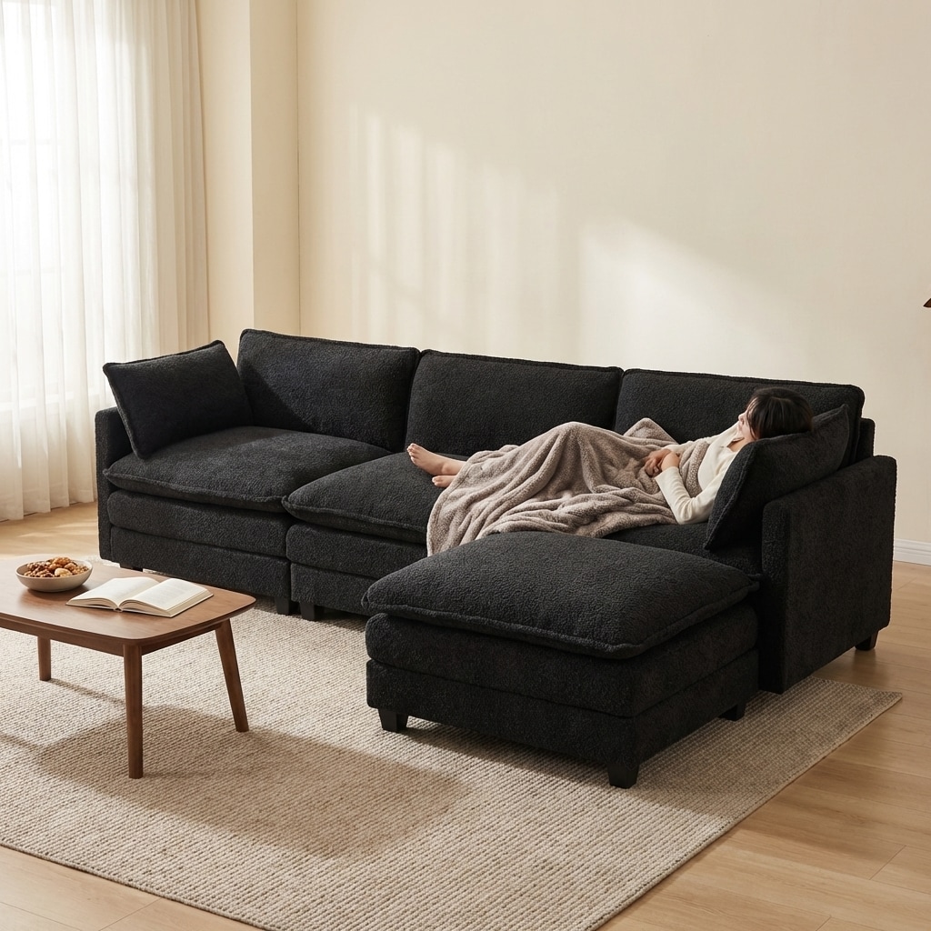 VOUA SAF-DXGQQ-BL Sofas-Loveseats - View #2