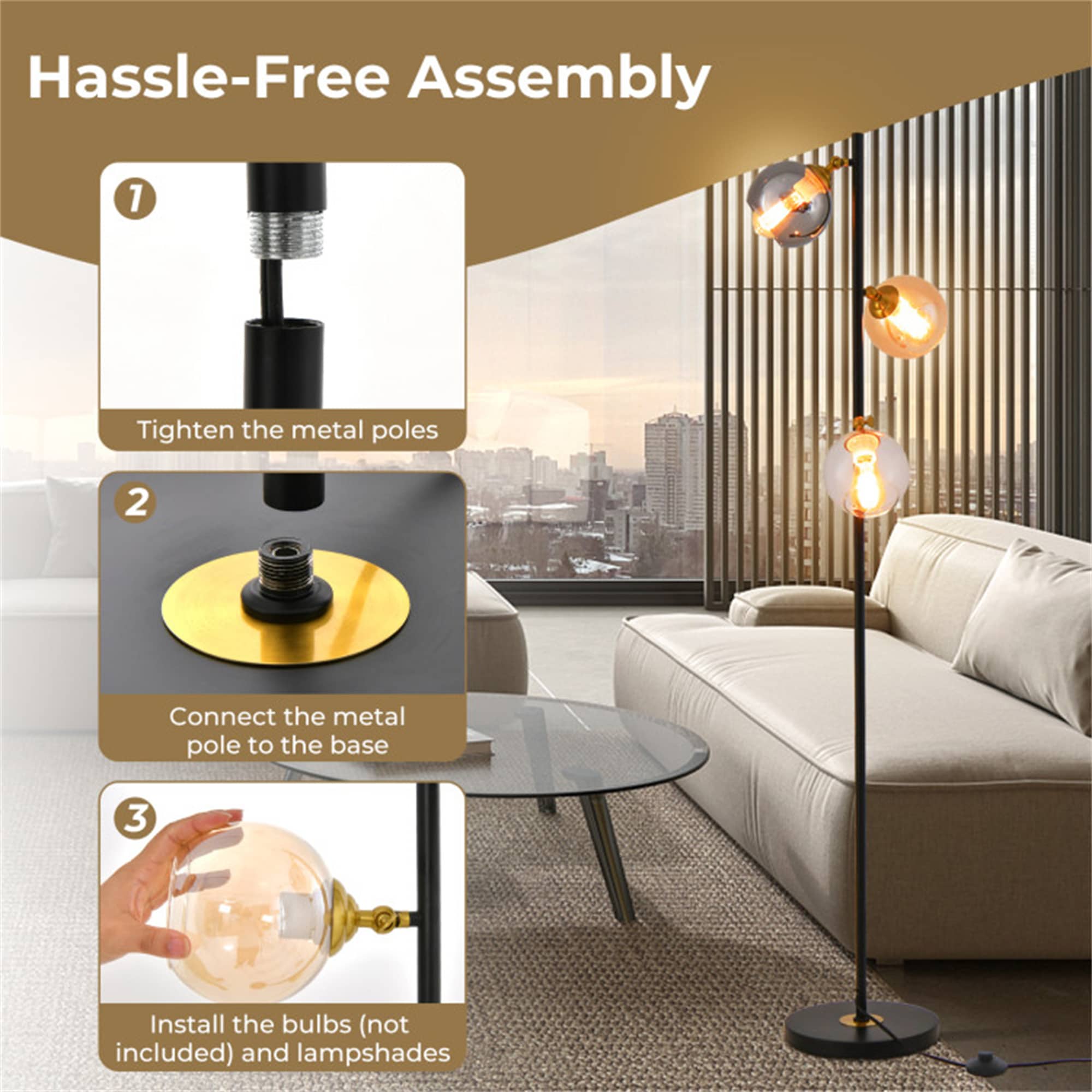 BABOOM BOM-10120US-OR floorlamps - View #9