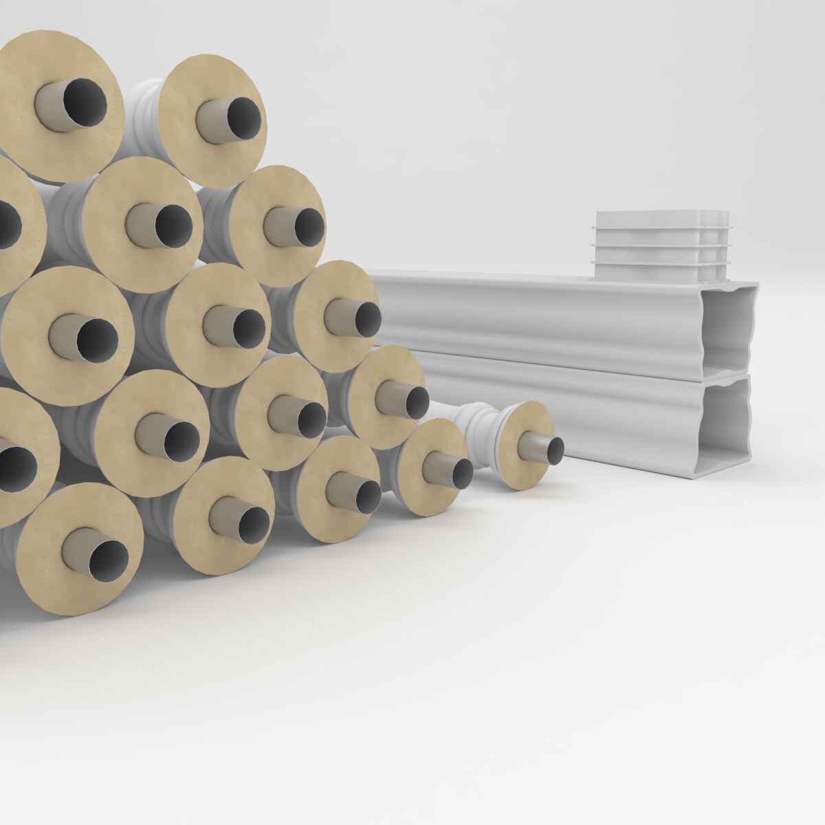 Ekena Millwork BALK32X168BRN railings - View #6