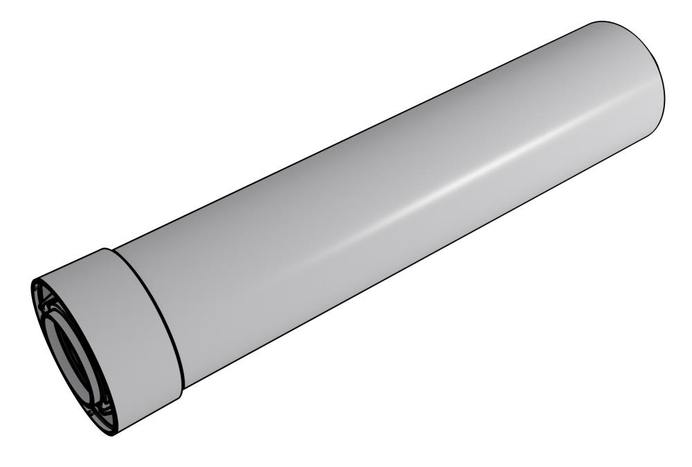 Rinnai 229310NPP Plastic B vent pipe extension For Tankless Gas Water Heater