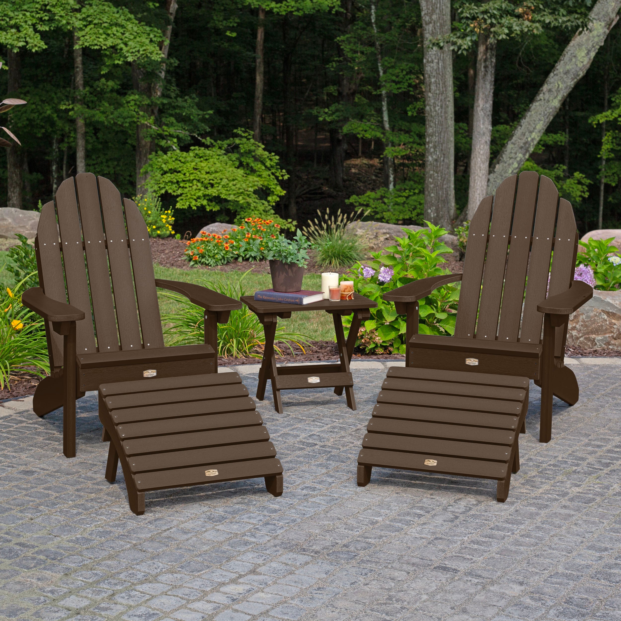 highwood EO-KITCLAS1-CAN The Mountain Bluff 5 -Piece Patio Conversation Set