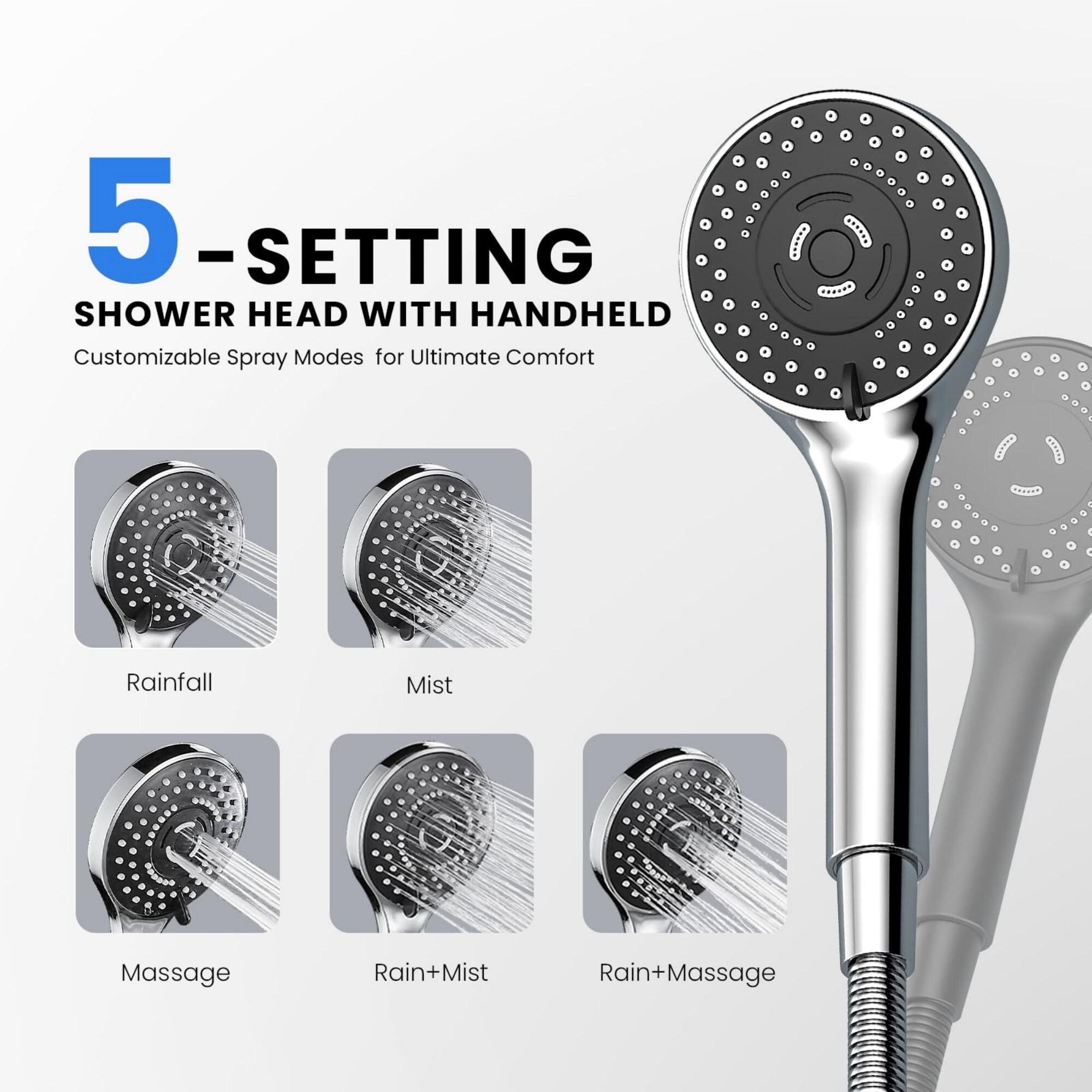 Numhew NHBEN32006 Fixed-Showerhead - View #4