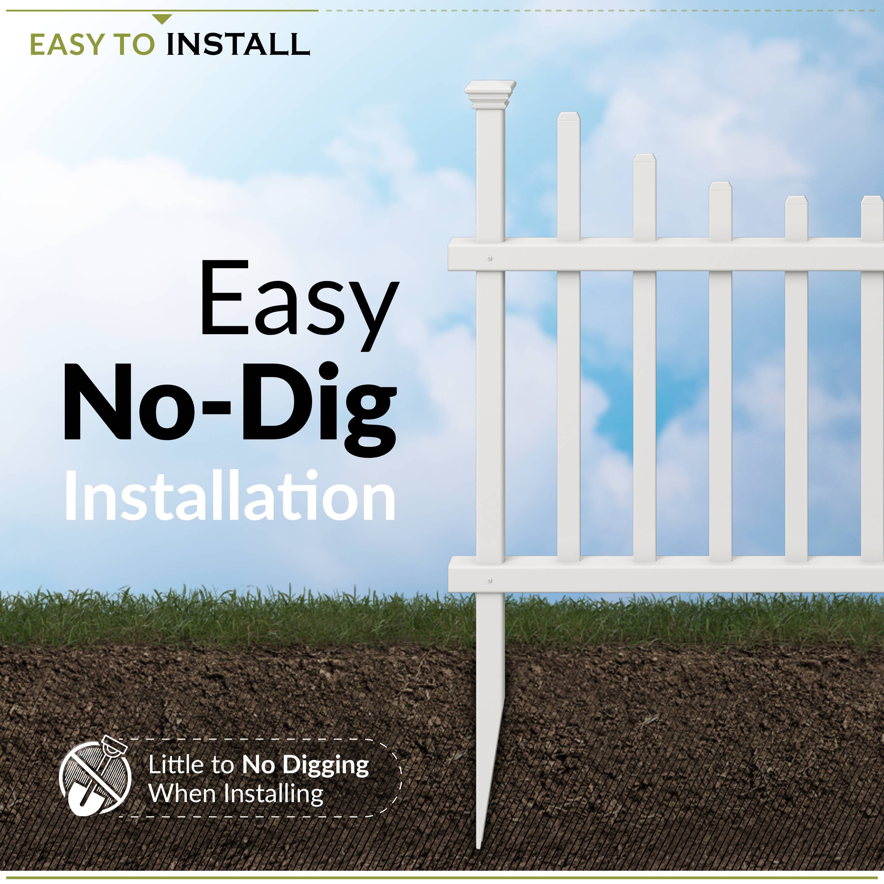 Zippity Outdoor Products ZP19048 Vinyl-Fence-Panels - View #3