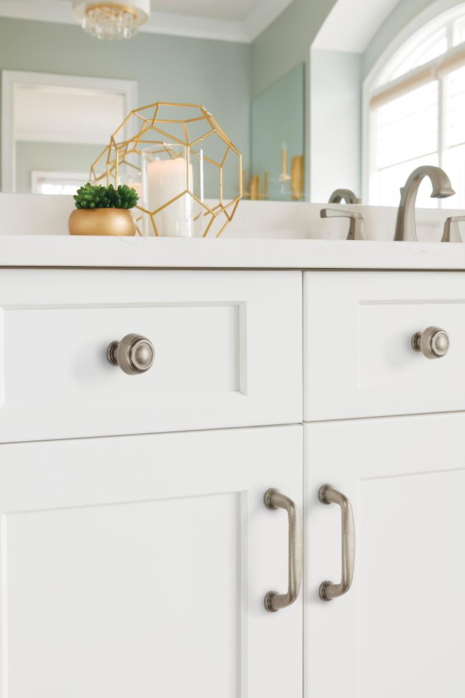 Weathered Nickel 3-Inch Bar Pull with Mounting Hardware