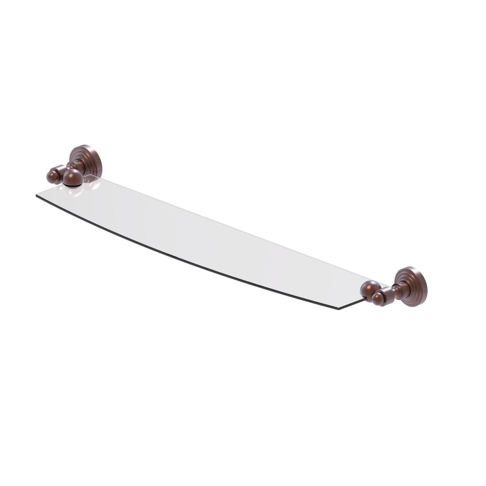Allied Brass WP-33/24-CA Waverly Place Antique Copper Wall mount Bathroom Shelf ( 24-in x 2.25-in x 5-in )