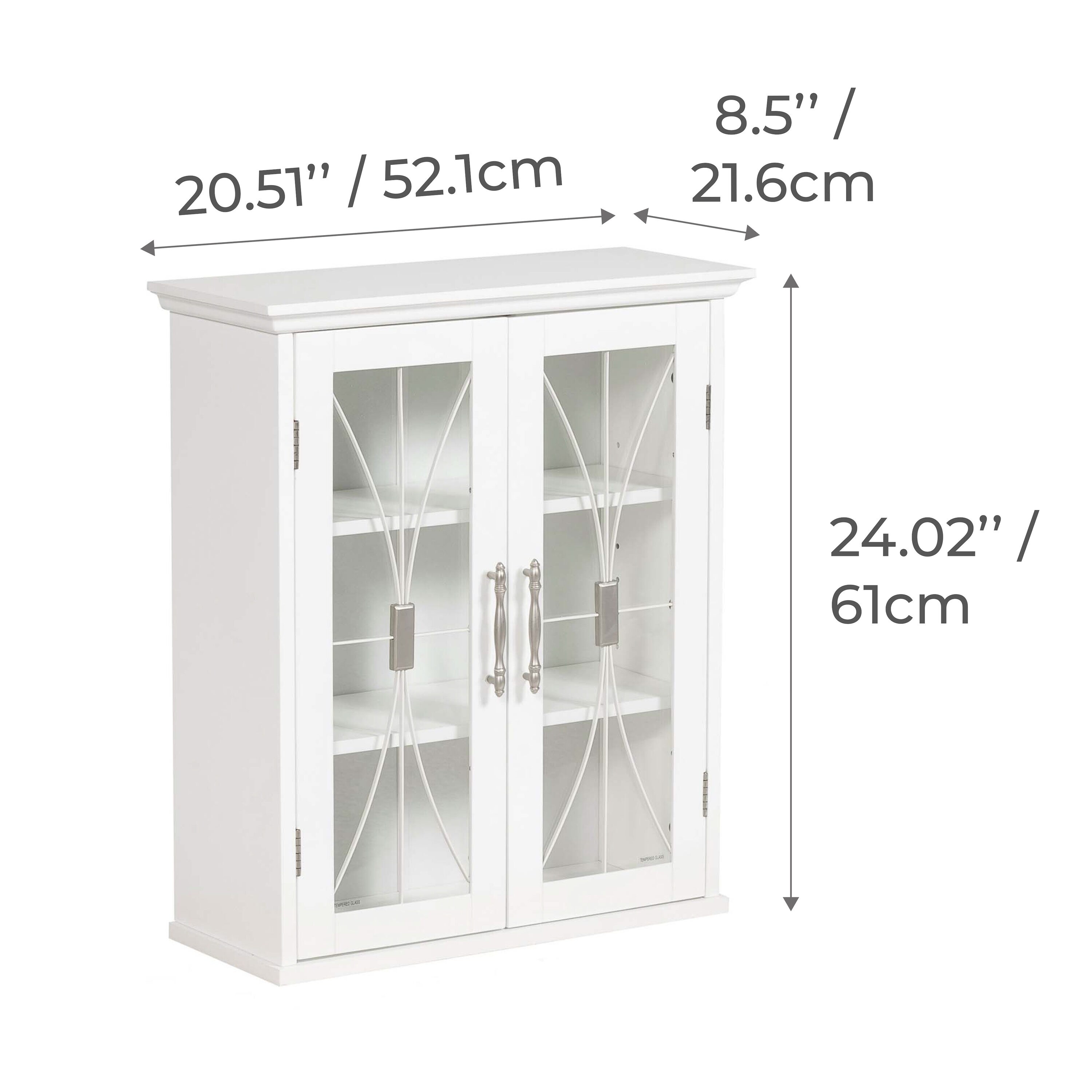 Teamson Home 7930 Bathroom-Wall-Cabinets - View #4