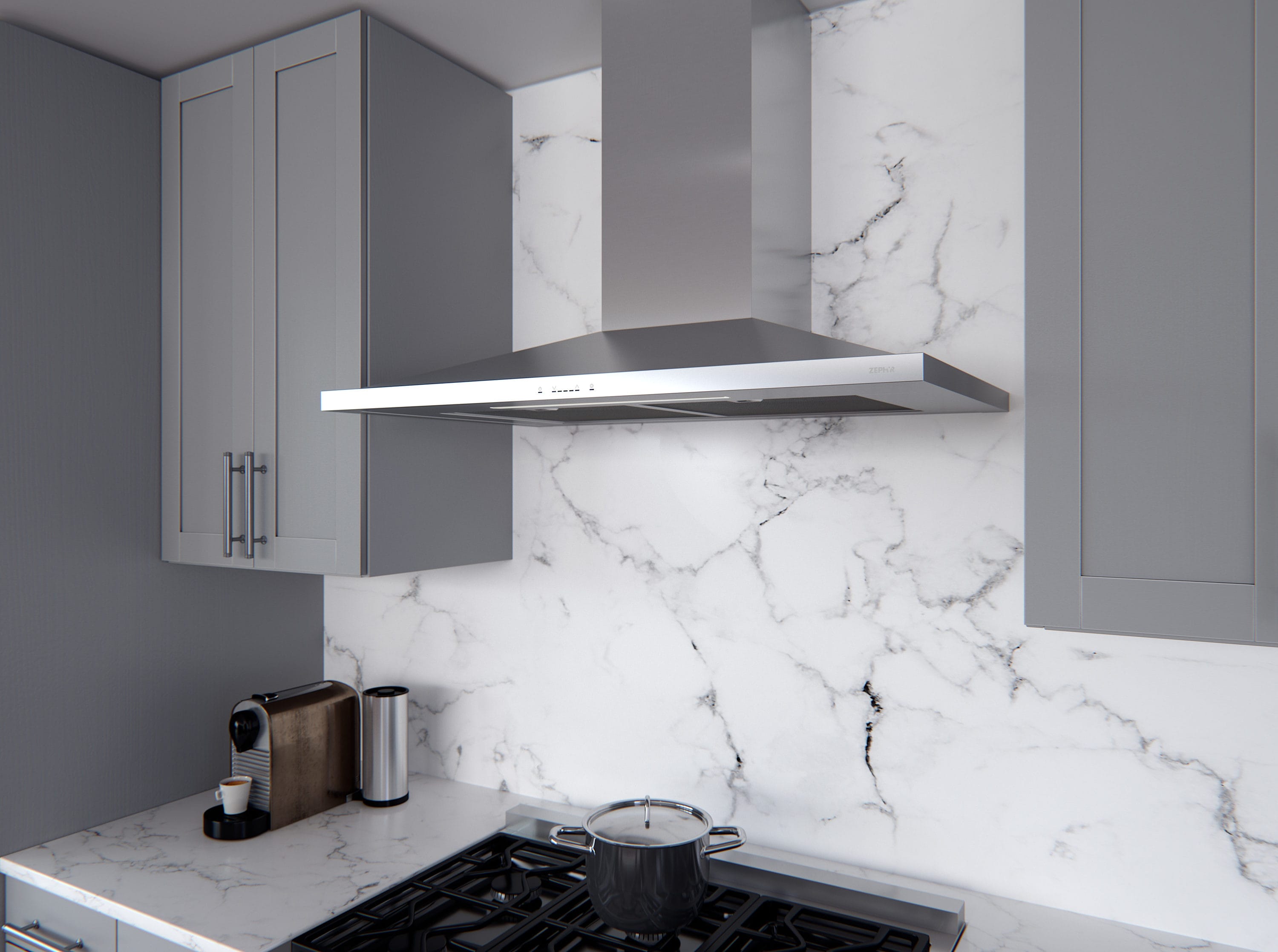 Zephyr ZAN-M90CS Wall-Mounted-Range-Hoods - View #5