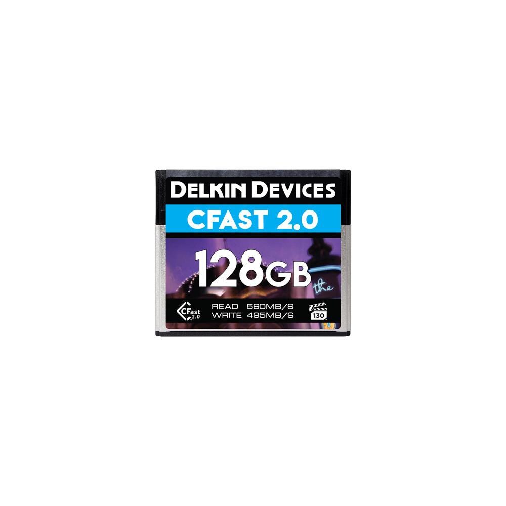  TCNCD376685 Delkin Devices DELK-DCFSTV128 128GB Cfast 2.0 Memory Card- VPG-130 Tested and Approved