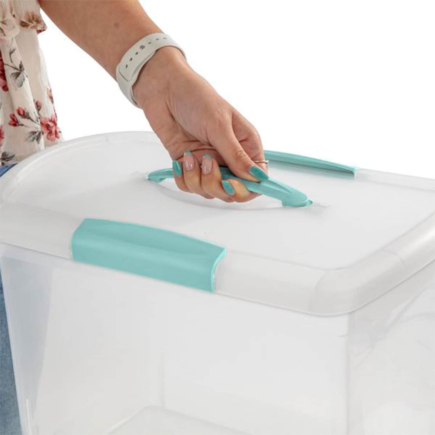 Sterilite 101000 Plastic-Storage-Totes - View #10