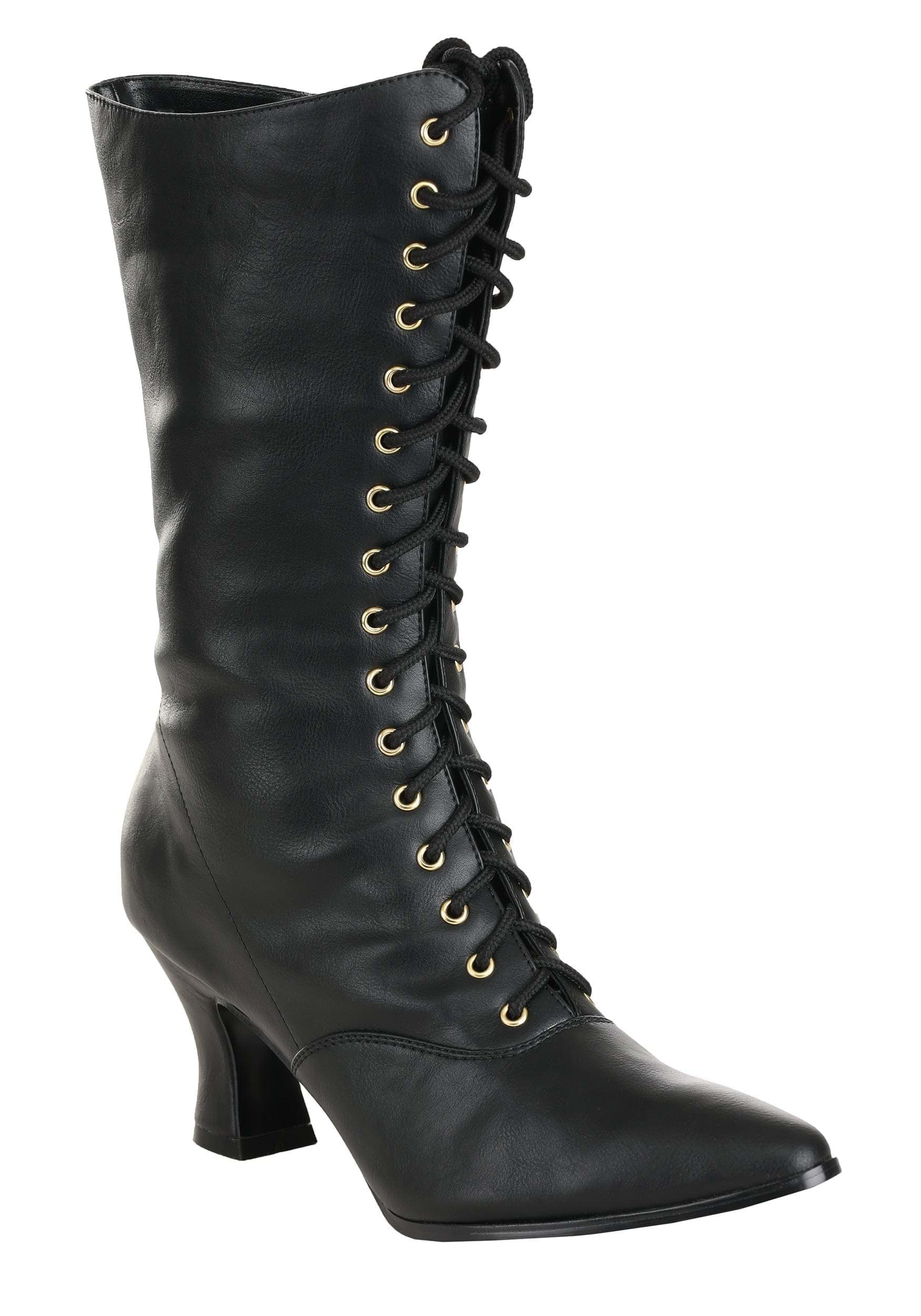 HalloweenCostumes.com FUN3414AD-6 FUN Costumes Women's Victorian Boots Size 6