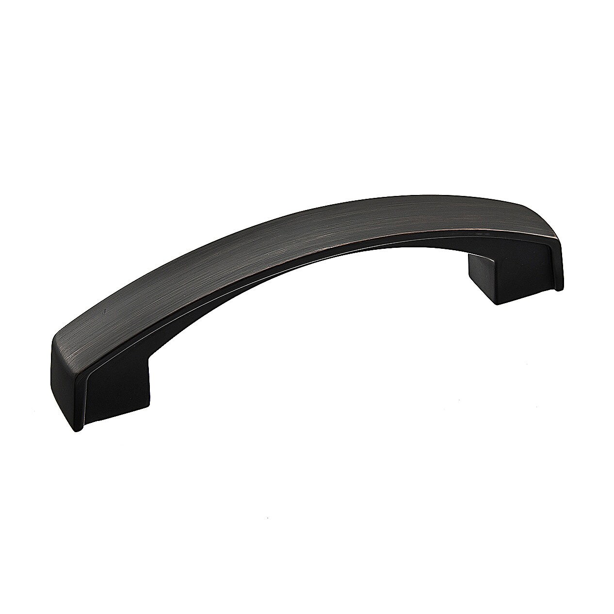 Richelieu BP825296BORB Boisbriand 3-3/4-in , 96mm Center to Center Brushed Oil-Rubbed Bronze Arch Handle