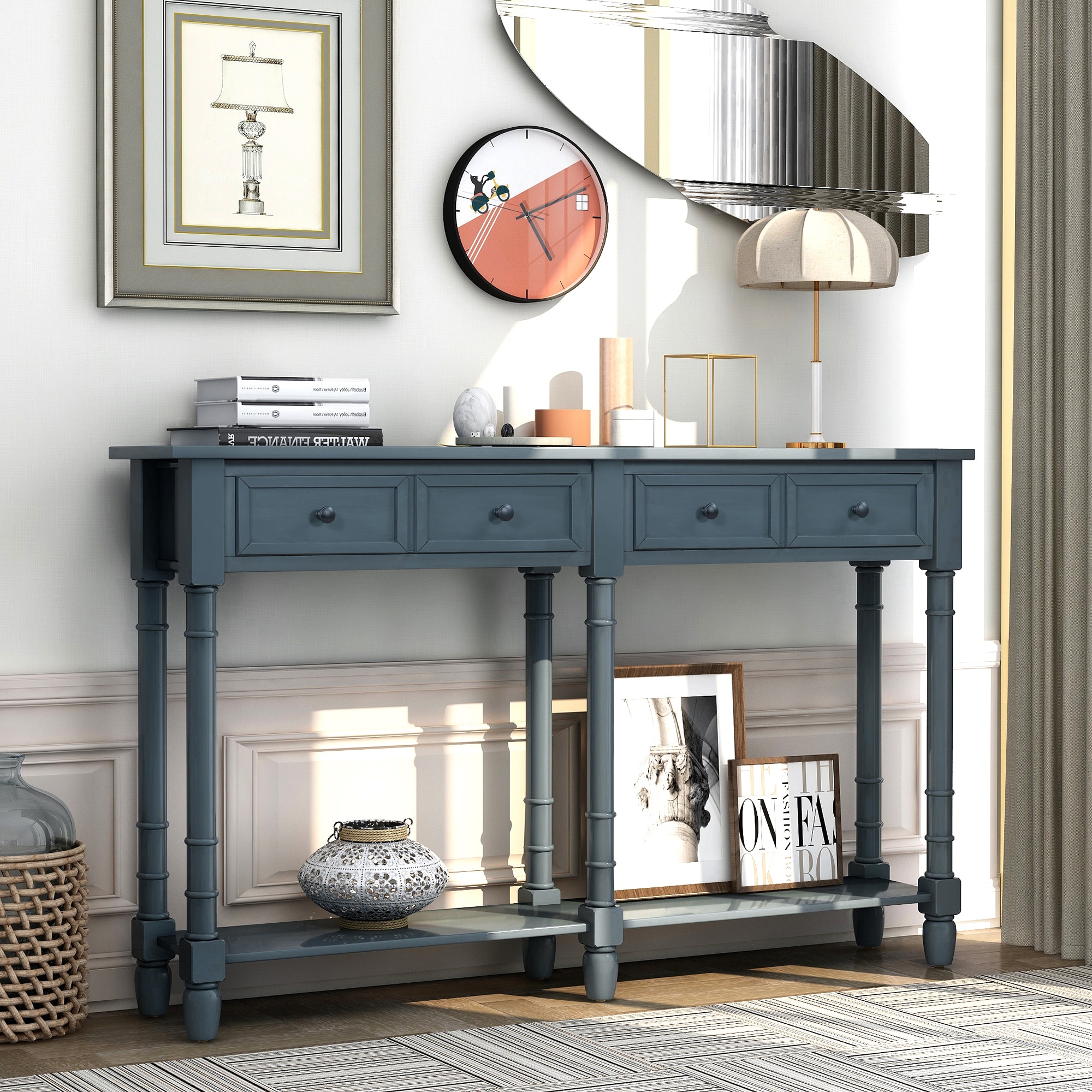SINOFURN SYA330146BL Console-Sofa-Tables - View #4