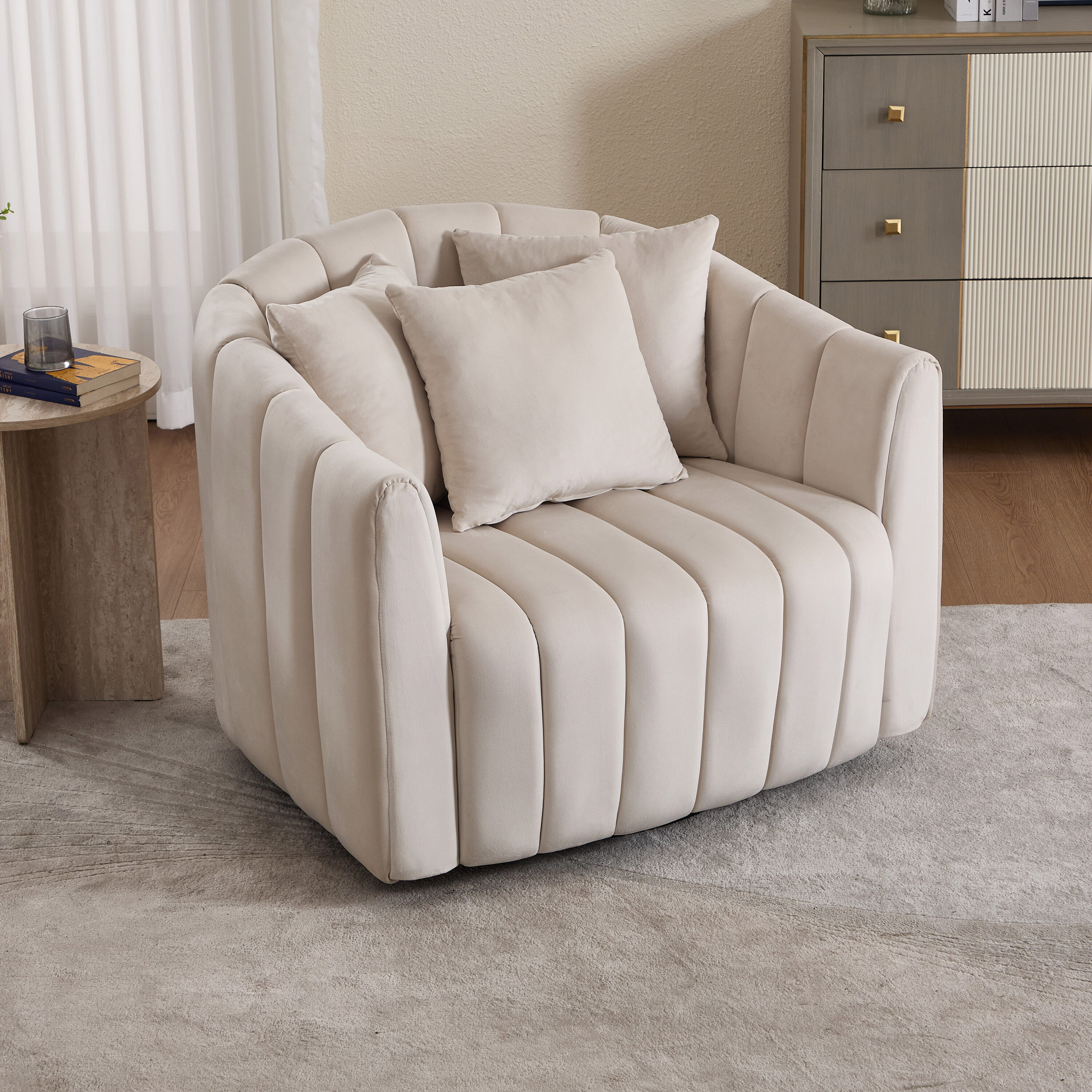 Hrinhom HC-S1200-BEIGE chairs - View #2