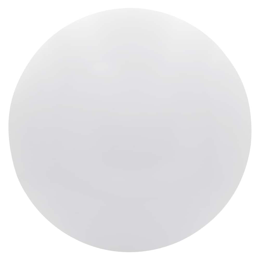 White Round LED Flush Mount Ceiling Light, 13 Inch