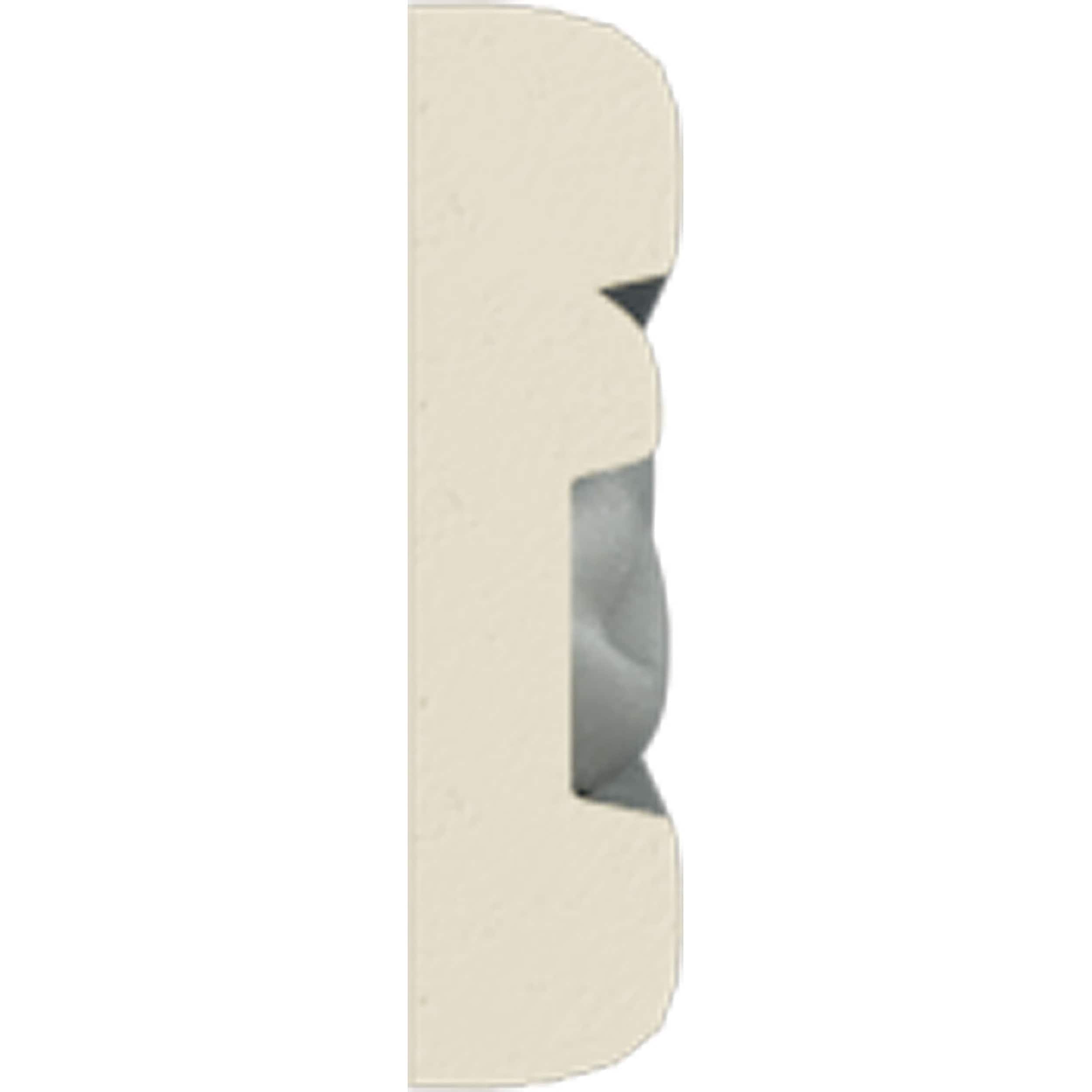White Primed Polyurethane Ribbon Chair Rail Moulding Set