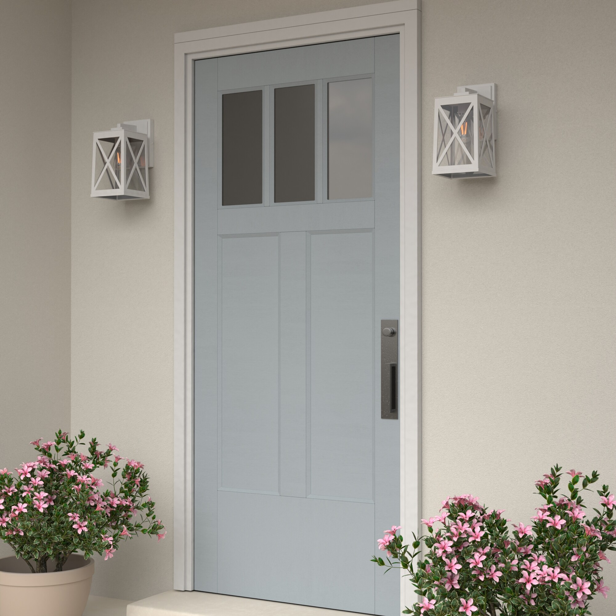 allen + roth WL137MW Outdoor-Wall-Lighting - View #9