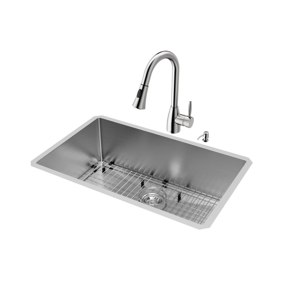 Mercer Workstation Undermount Stainless Steel 30 Single Bowl