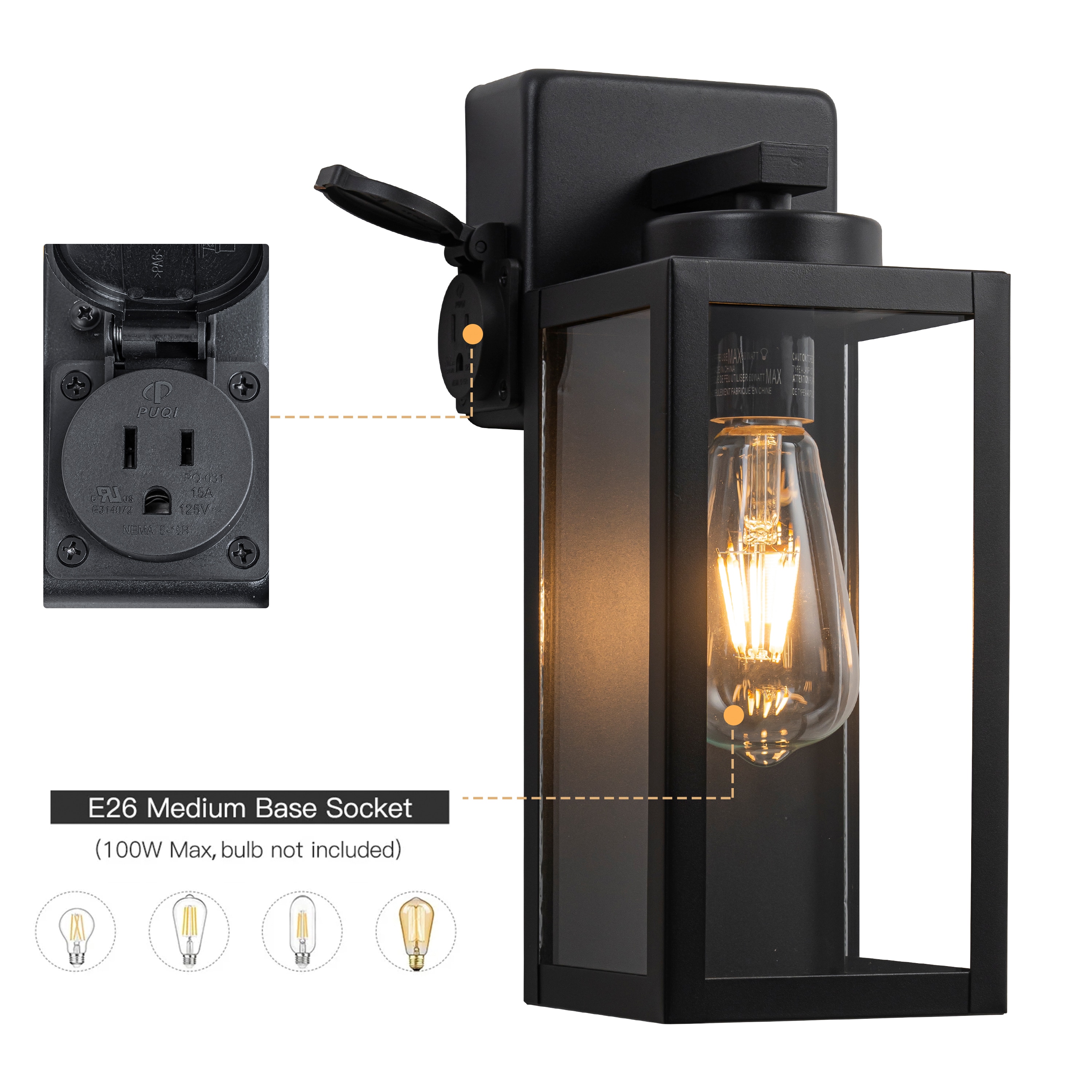 C Cattleya LCA2562-LIN-2W Outdoor-Wall-Lighting - View #5