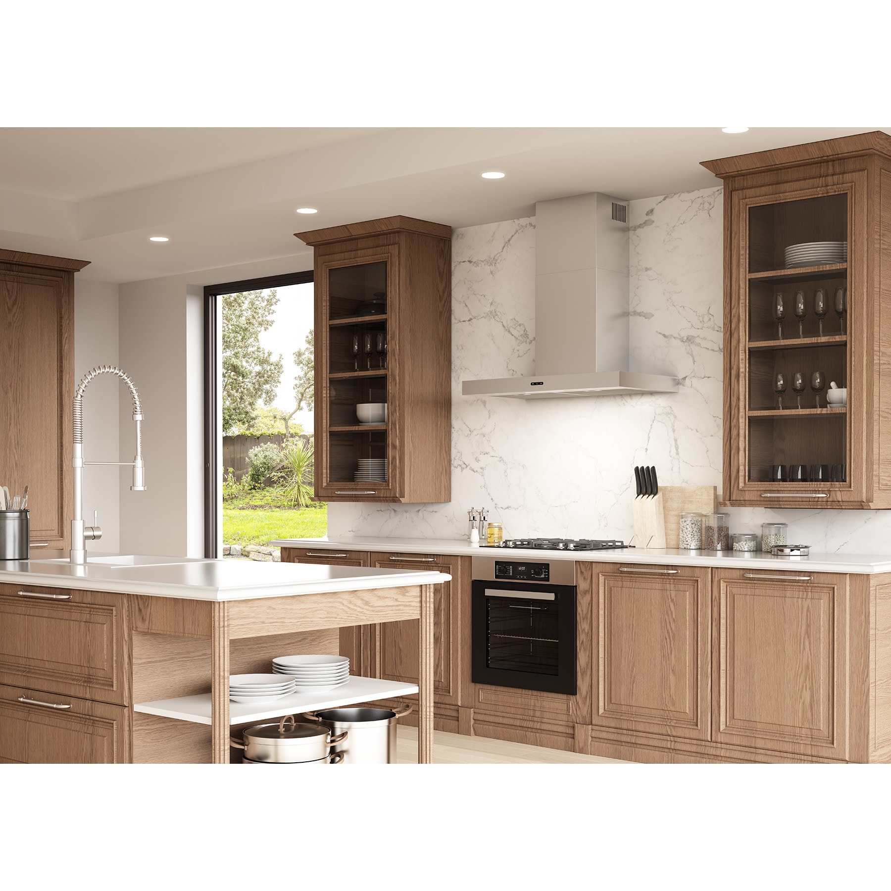 Broan(R) 36 Convertible Under-Cabinet Over The Range Hood