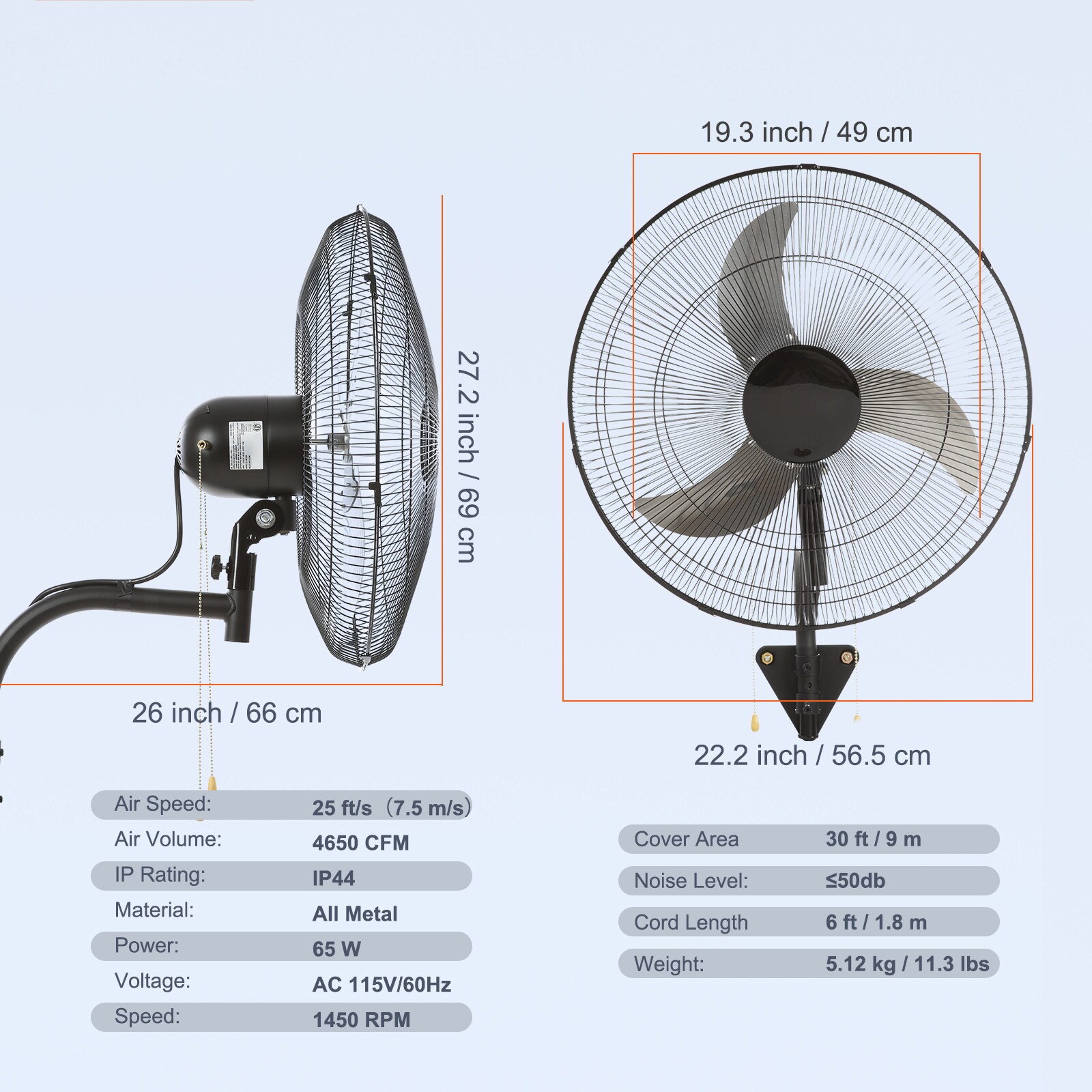SVOPES SVOPESGYBGSFS00729V1 Wall-Mounted-Fans - View #6