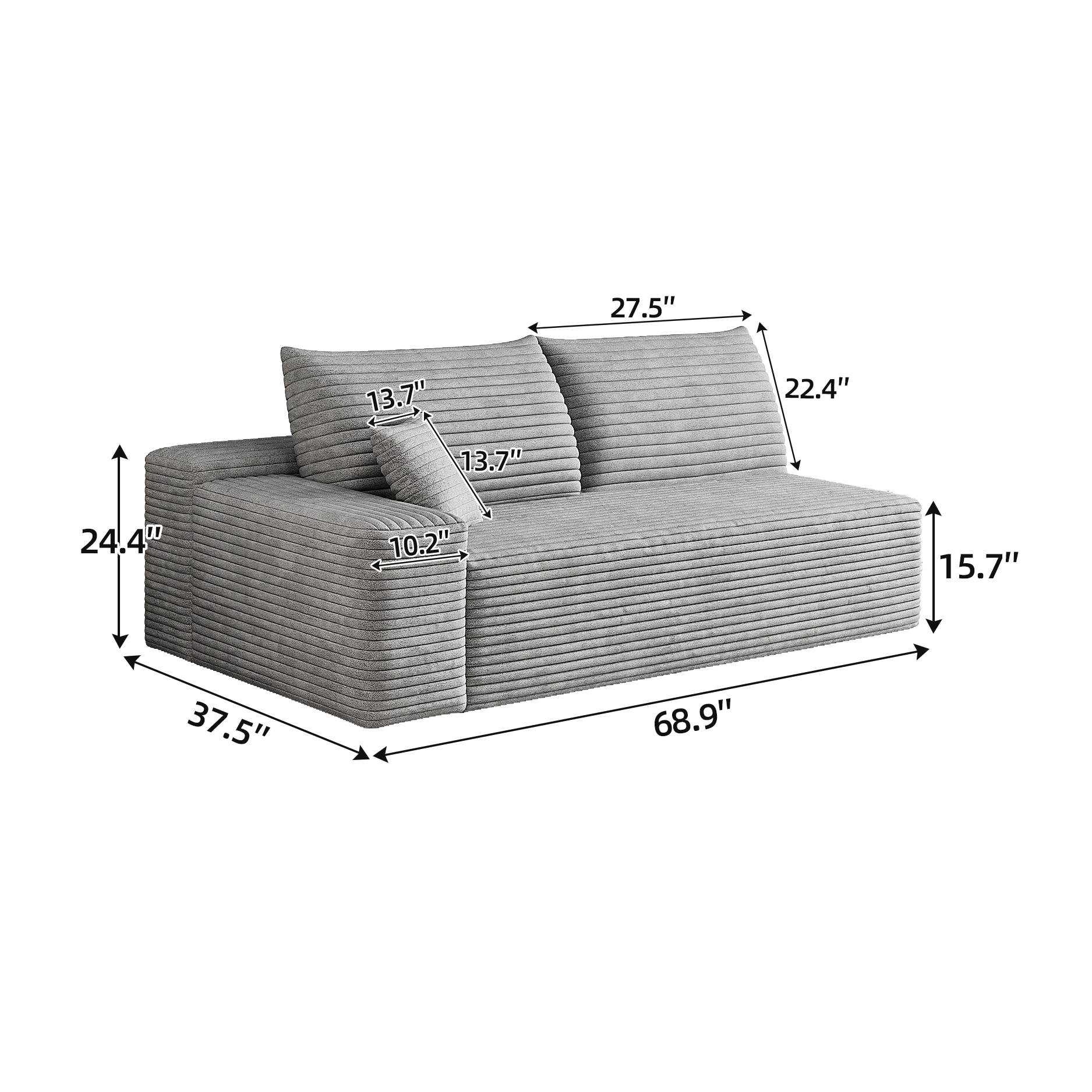 Vynxaria LS0515-W2824P503198 Sofas-Loveseats - View #4