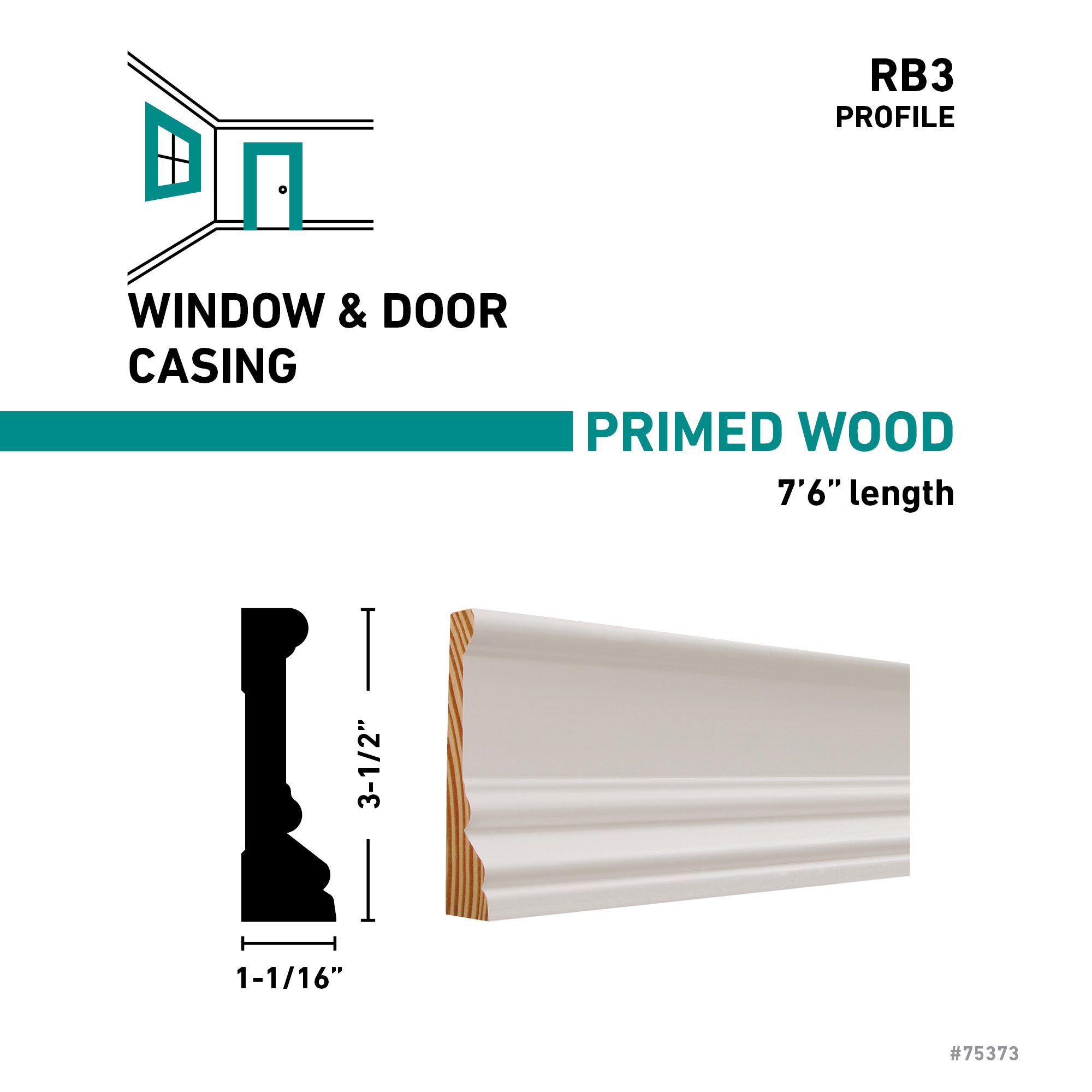 RELIABILT RB376FJPMD Window-Door-Casings - View #4