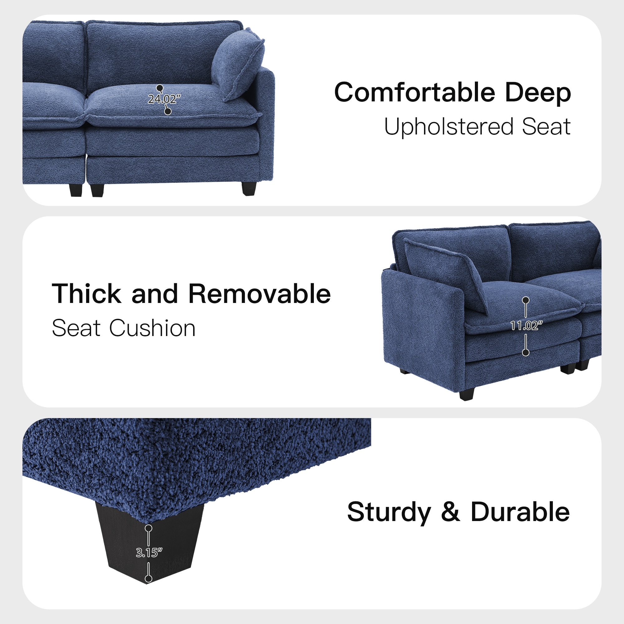 JEAREY DXRZJ-4S-LG Sofas-Loveseats - View #4