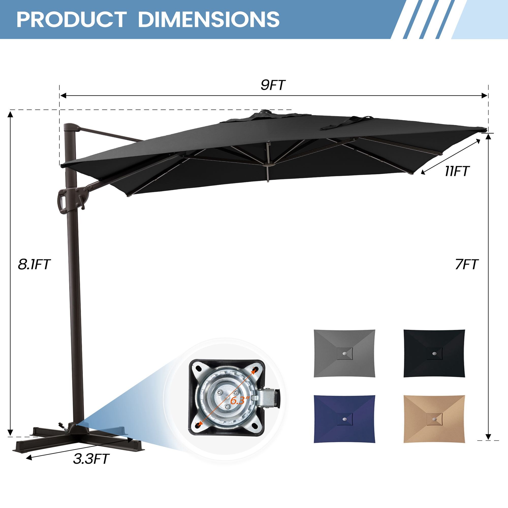 Crestlive Products CL-PU050BLK Umbrellas-2 - View #6