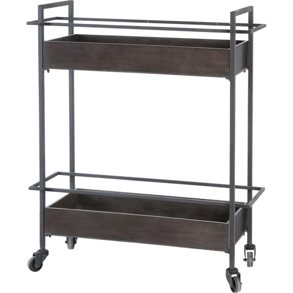 Mercana Turner Six-Tier Shelving Unit in Medium Brown, Contemporary & Modern | Bellacor | 69233-AB