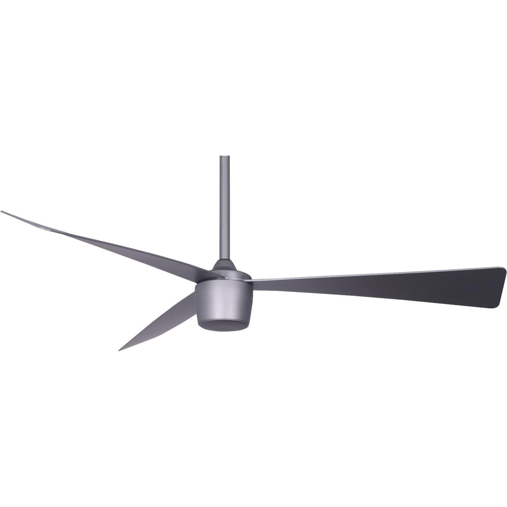 Star Fans 855458007664  Star 7 52-in Matte Grey Integrated LED Indoor Ceiling Fan with Light and Remote (3-Blade)
