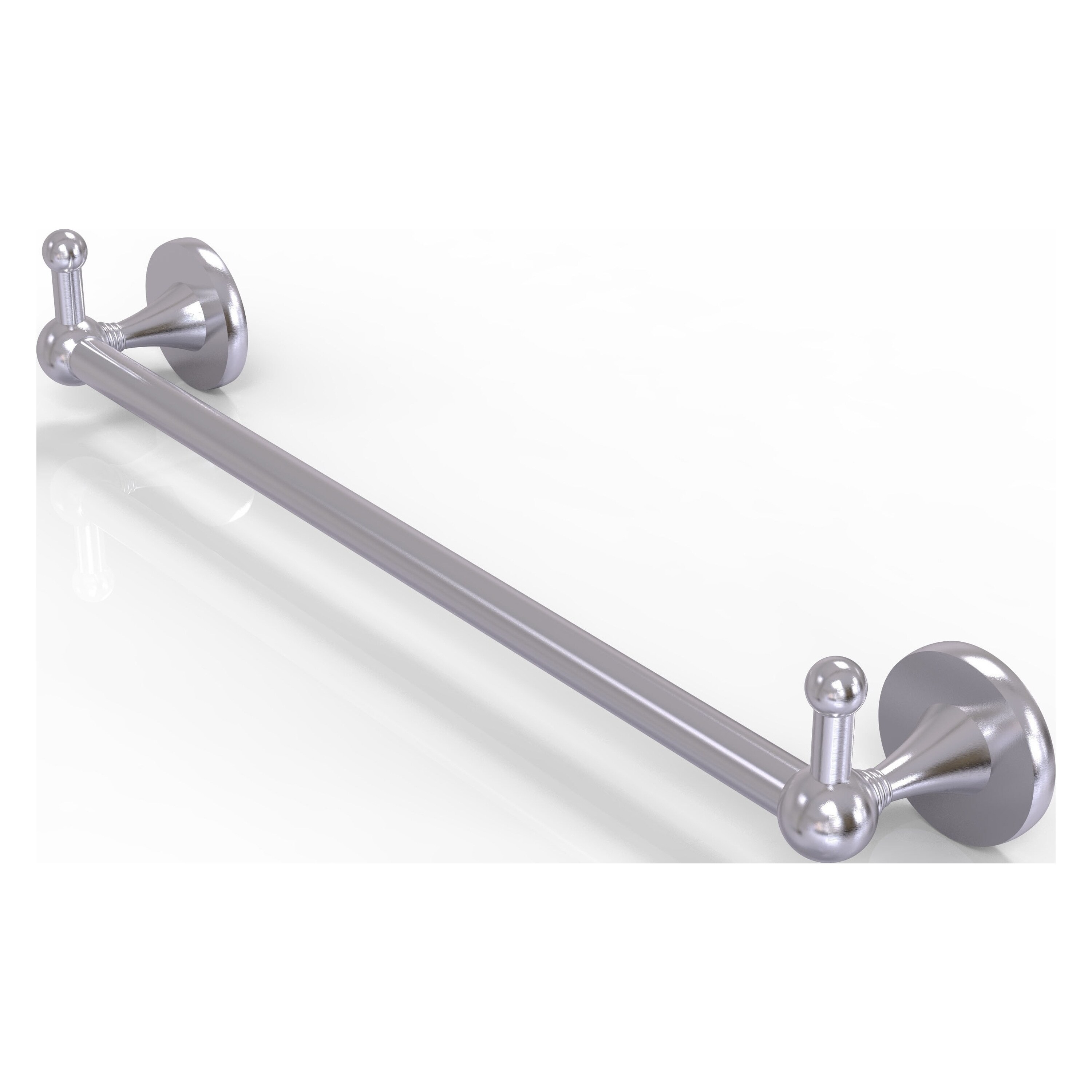 Allied Brass SL-41-30-PEG-SCH Shadwell 30-in Satin Chrome Wall mount Single Towel Bar