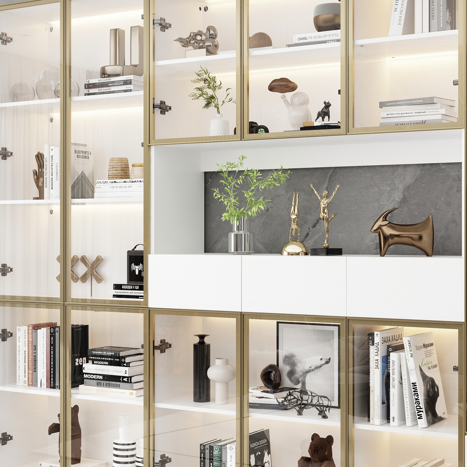 FUFU&GAGA KF020373+374+375WL bookcases - View #12