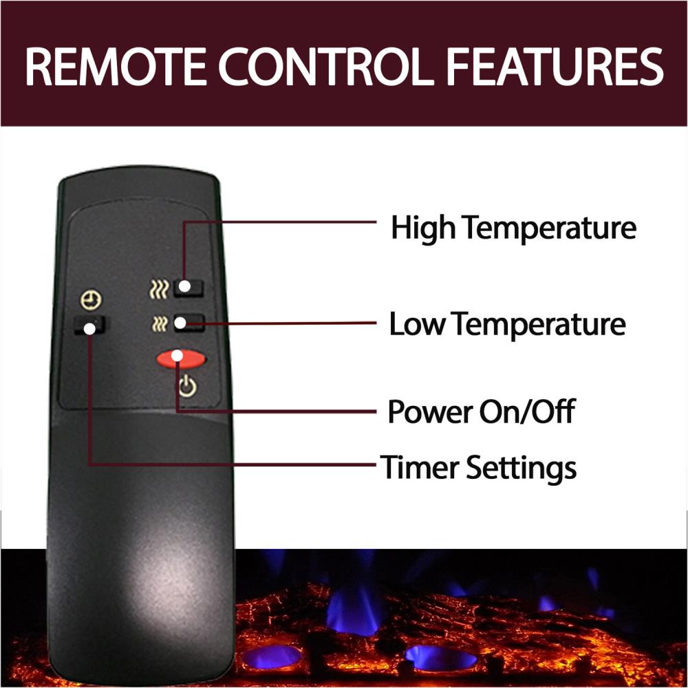 Cambridge CAM4815-1WHTLG3 Electric-Fireplaces - View #4
