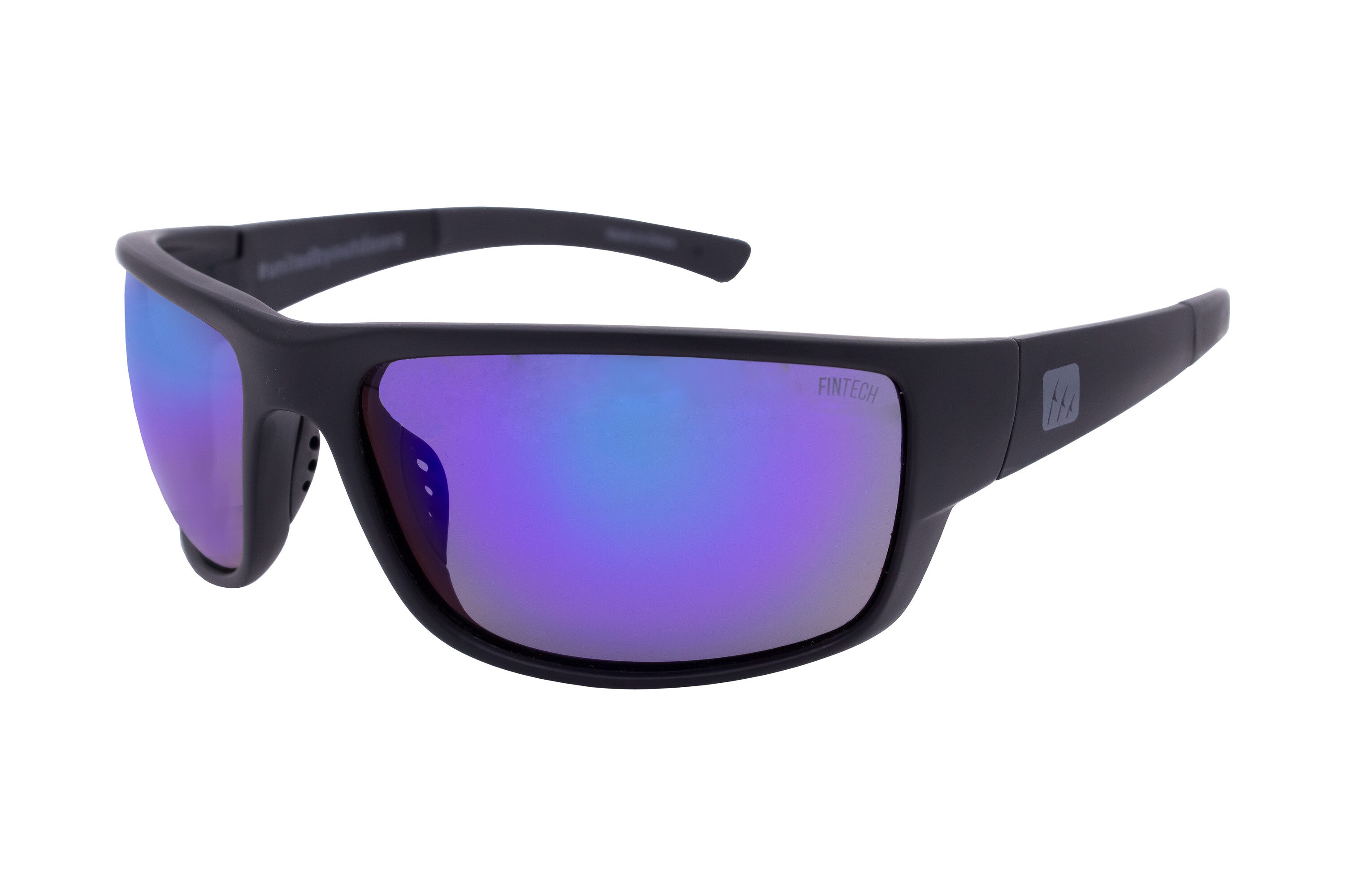 FINTECH Men's Polarized Matte Black Plastic Sunglasses in the Sunglasses &  Glasses department at