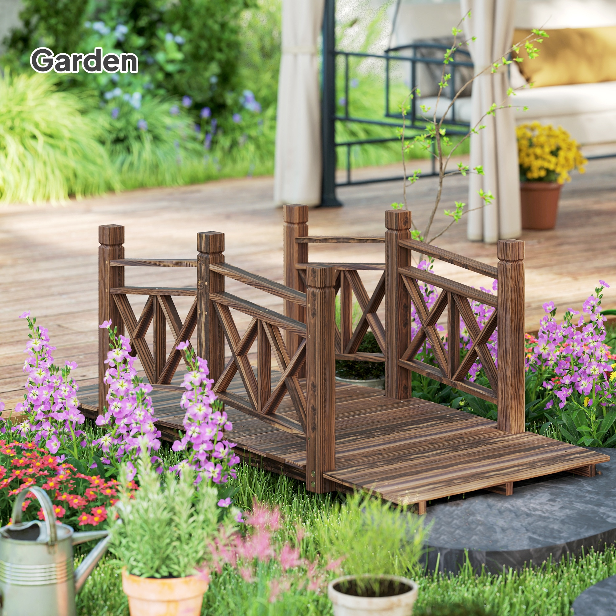 Outsunny 84J-054V00TN Garden-Bridges - View #6