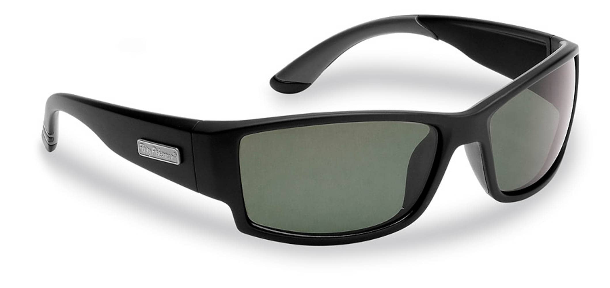 Flying Fisherman Razor Polarized Sunglasses Black Frames/Smoke Lens 7717BS 