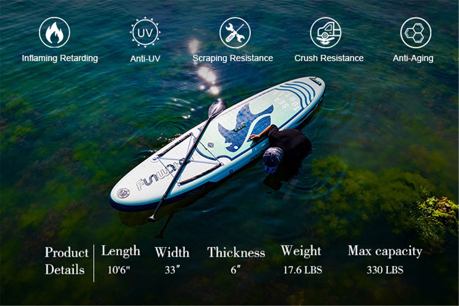 Wildaven MSWK051 Stand-Up-Paddle-Boards - View #3