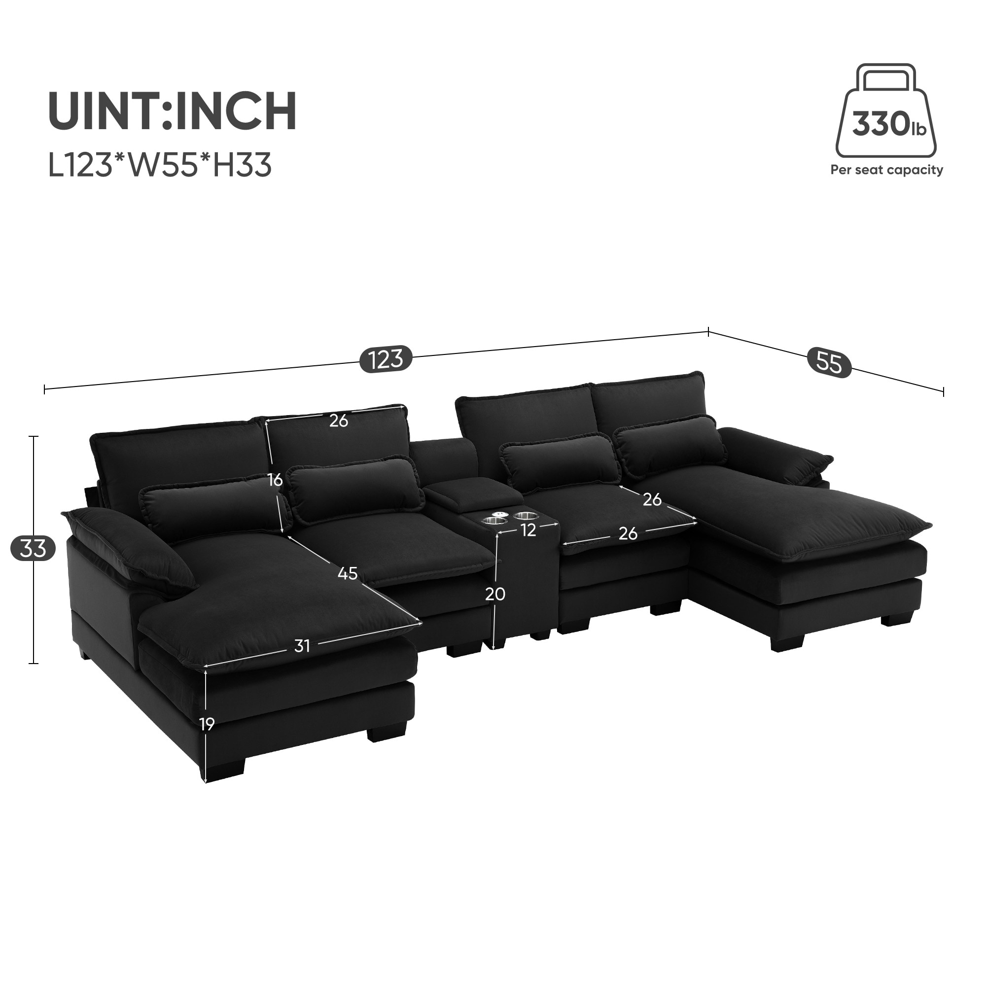JIMSMAISON JMGTSO03B Sofas-Loveseats - View #9