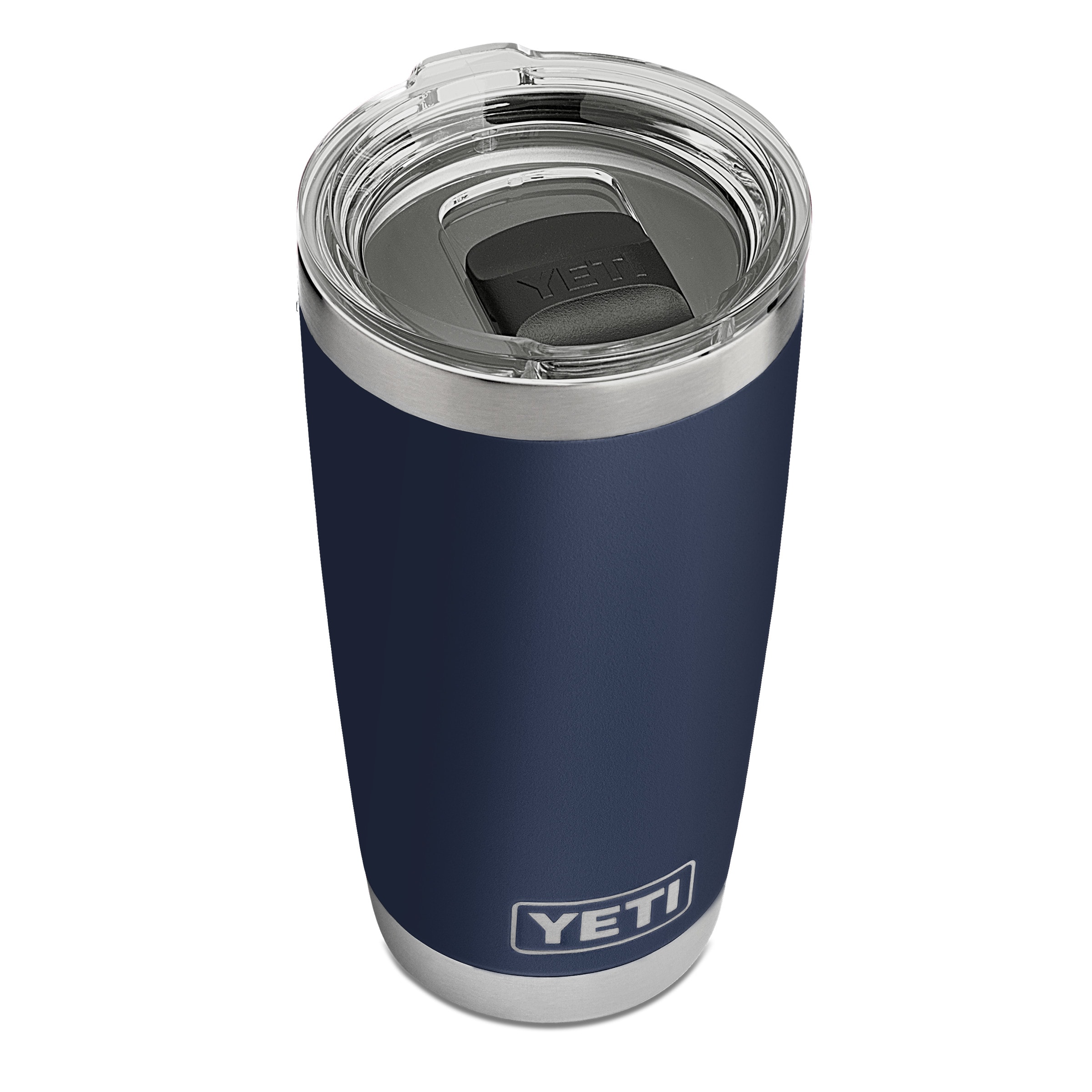 YETI Rambler 20-fl oz Stainless Steel Tumbler with MagSlider Lid, Navy in  the Water Bottles & Mugs department at Lowes.com