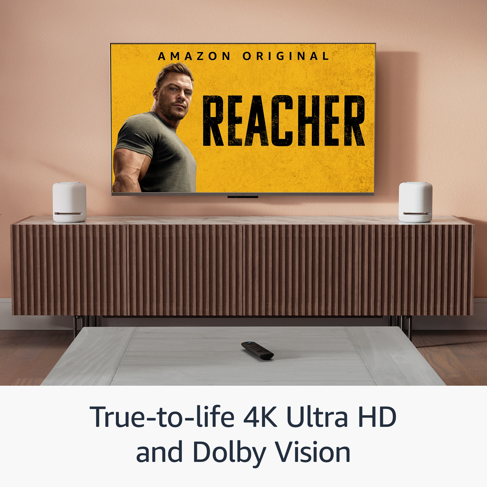 Amazon Fire TV Stick 4K Streaming Device, Includes Support