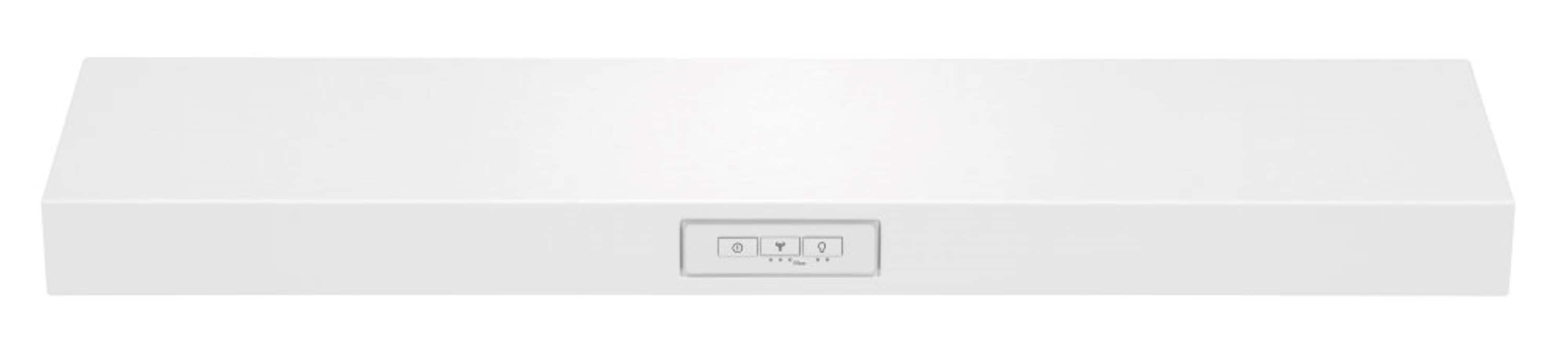 Frigidaire FCVW3052AW 30 inch Convertible 220-CFM White Under Cabinet Range Hood with Charcoal Filter