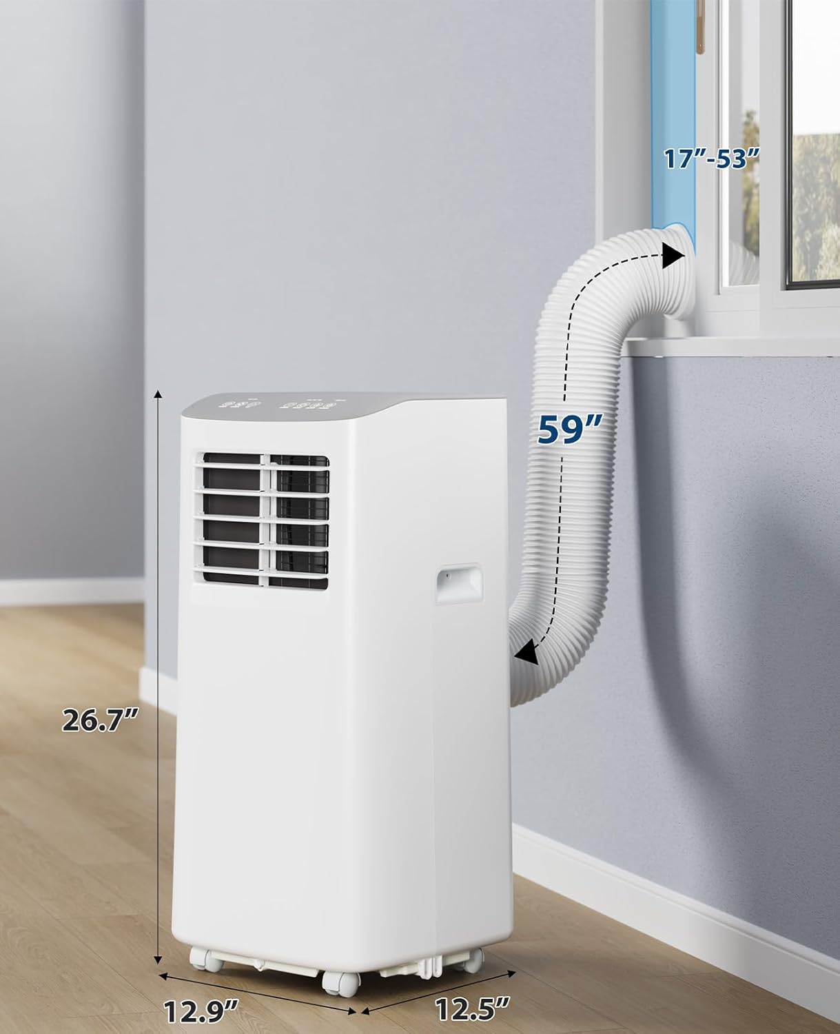Qeetex LHF-DYQ-PHO-338DNVRD Portable-Air-Conditioners - View #3