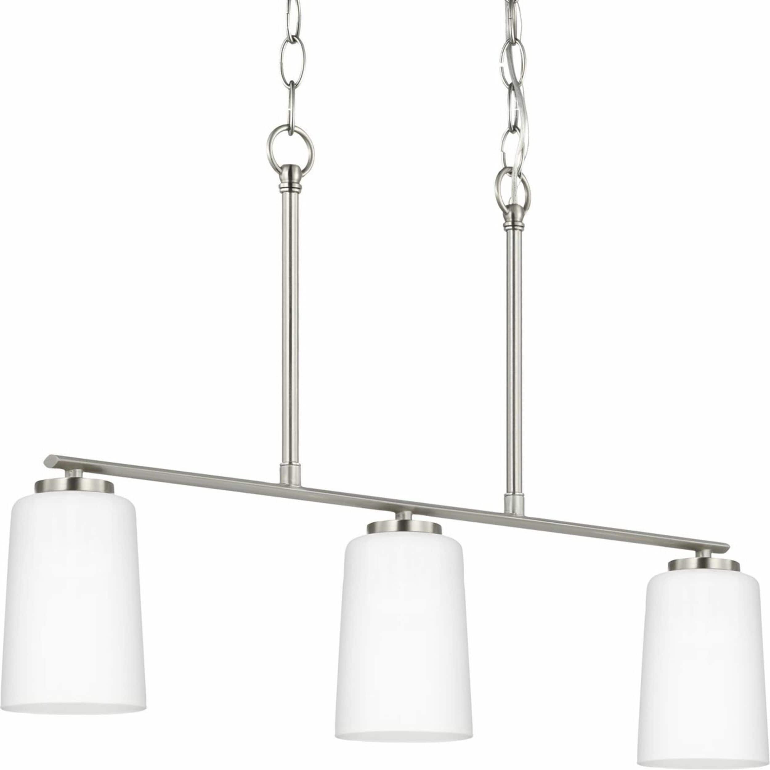 Progress Lighting Adley 3-Light Satin Transitional Chandelier