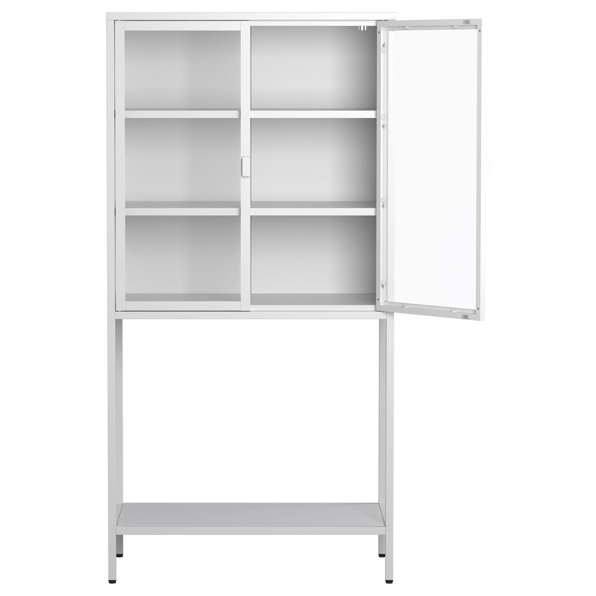 CESICIA KB-011 White 3 -Compartment Kids bookcase ( 13.8-in W x 59.1-in H x 29.5-in D )