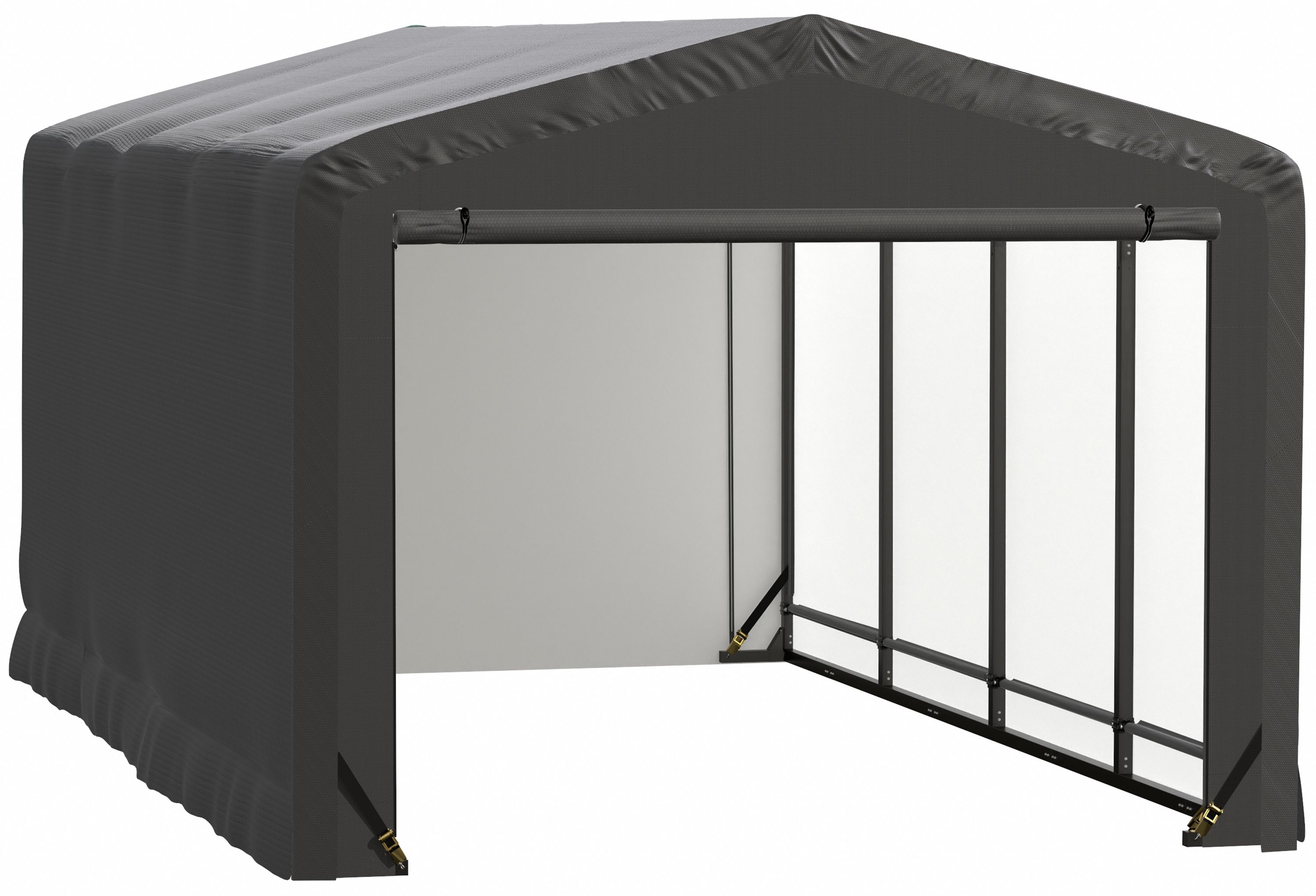 ShelterLogic SQAACC0103C01001808 10-ft x 18-ft Metal Single car Garage Building
