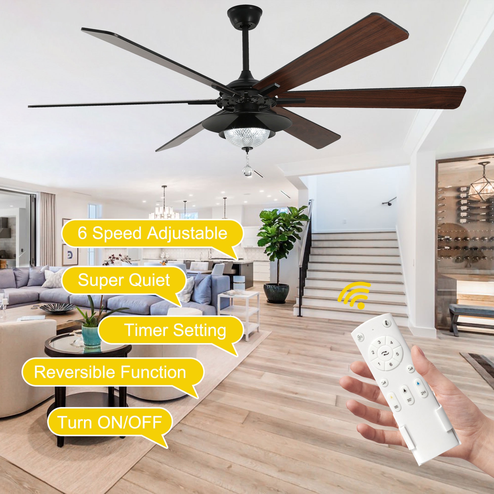 Oaks Decor DC7204-B Ceiling-Fans - View #15