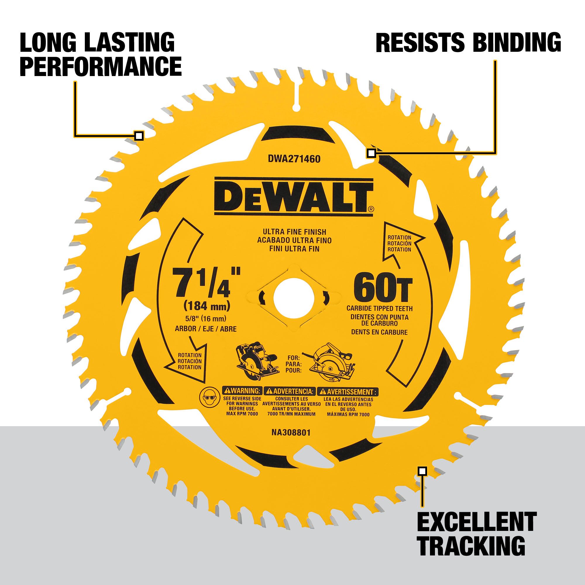 DEWALT DWA271460L Circular-Saw-Blades - View #2