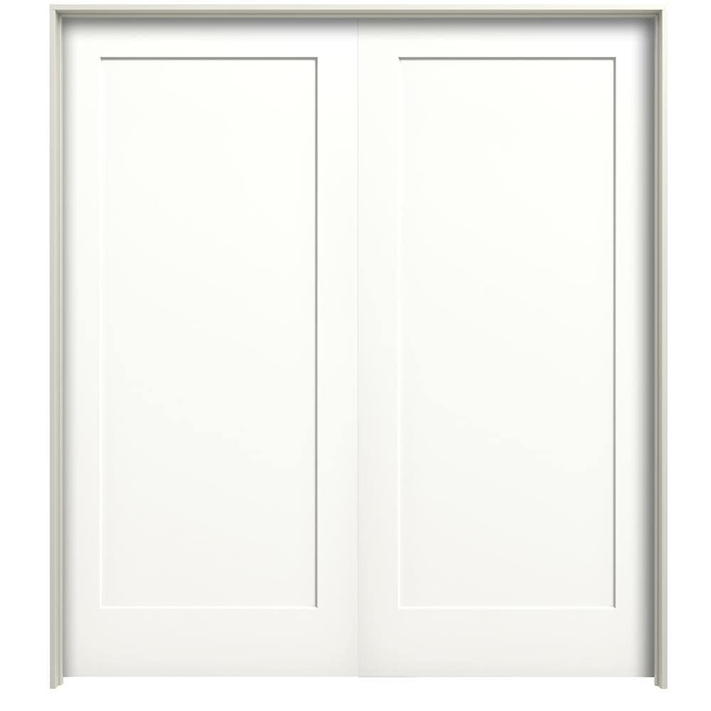 RELIABILT Madison 72-in X 80-in Snow Storm 1-panel Hollow Core ...