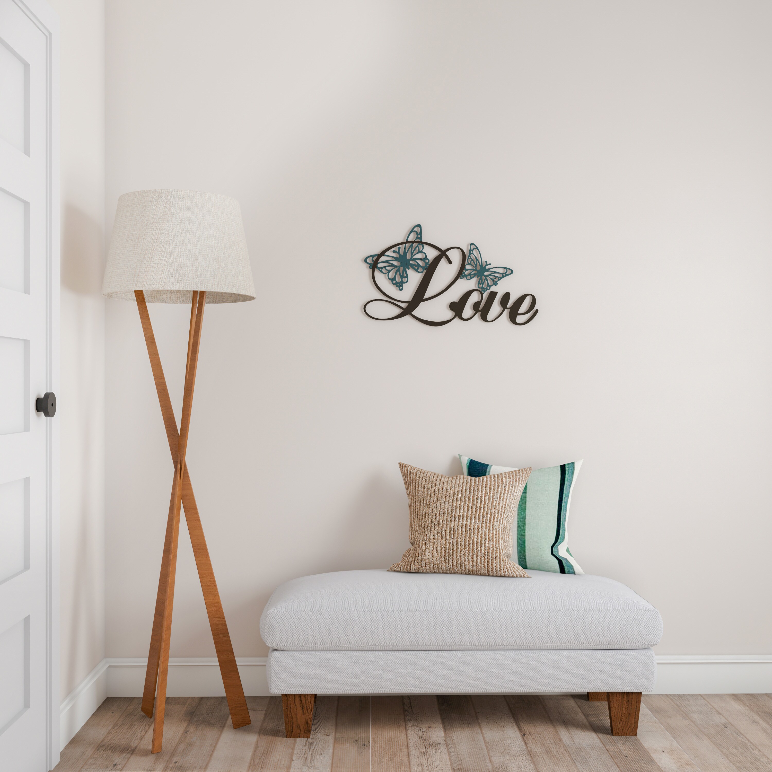Decor Villa Love coutation Wall Sticker & Decal (PVC Vinyl,Size- 134 cm x  58 cm) : : Home Improvement